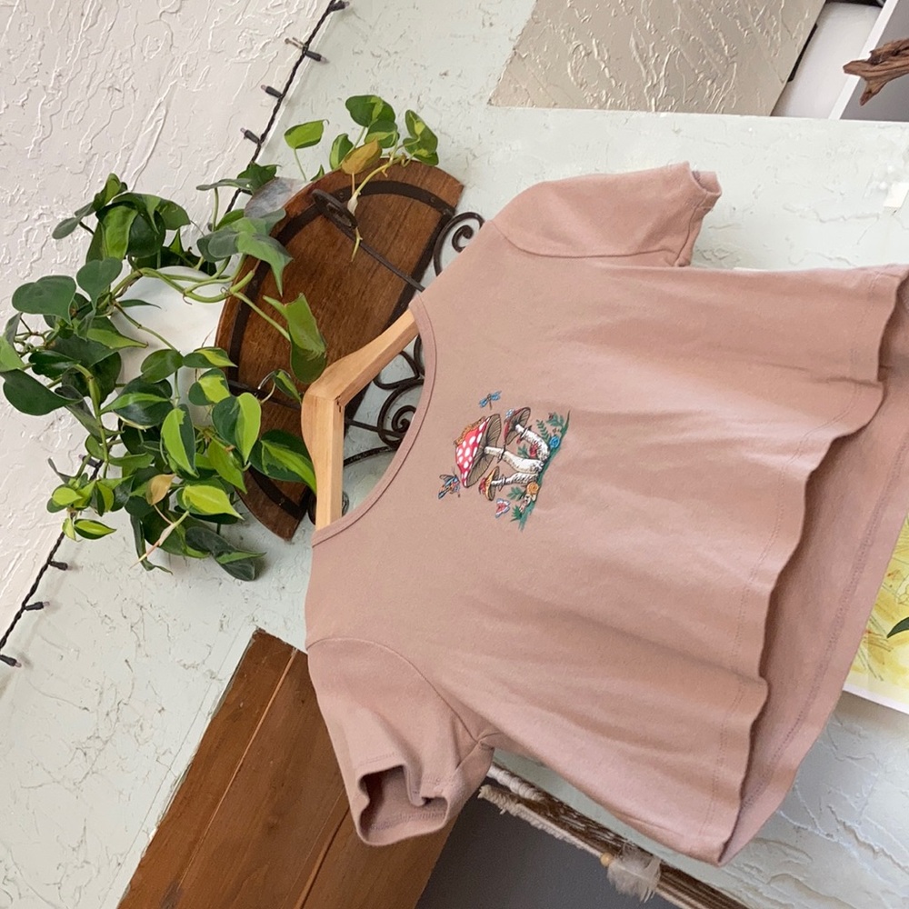 Obsessive Love cropped baby tee